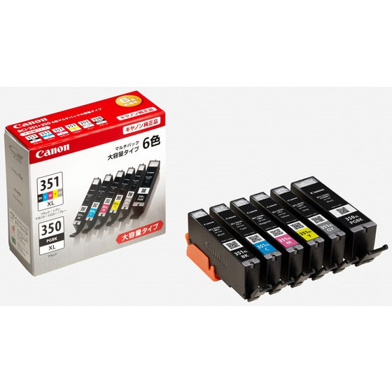 Canon インクタンク BCI-351XL+350XL 6MP 6色パック【純正品】