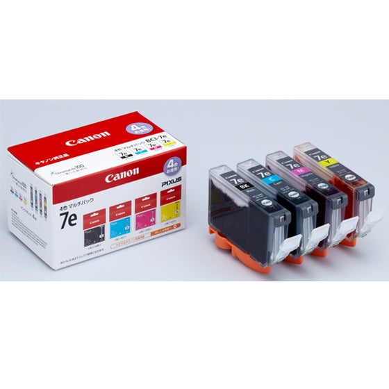 Canon インクタンク BCI-7e 4色MP 4色パック【純正品】