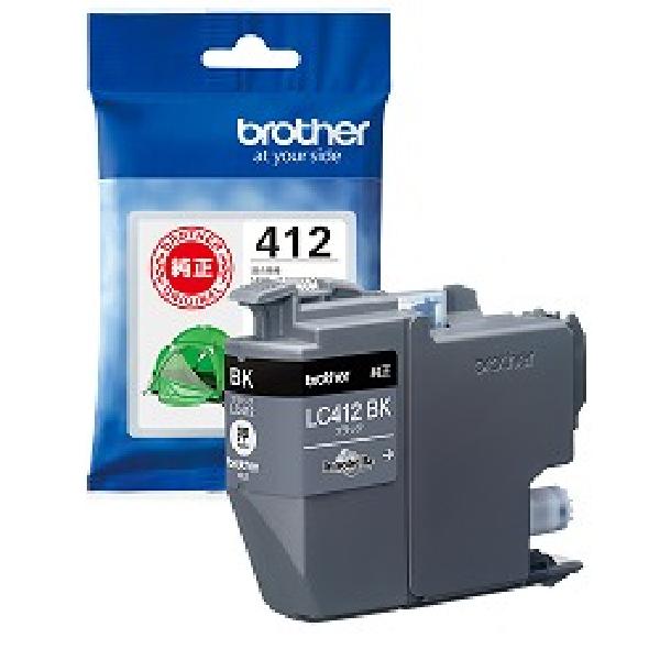 brother インクカートリッジ LC412BK ブラック【純正品】