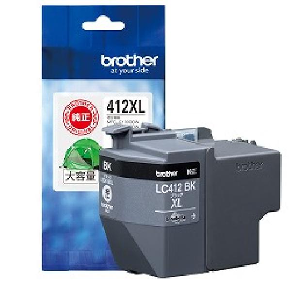 brother インクカートリッジ LC412XLBK ブラック【純正品】大容量