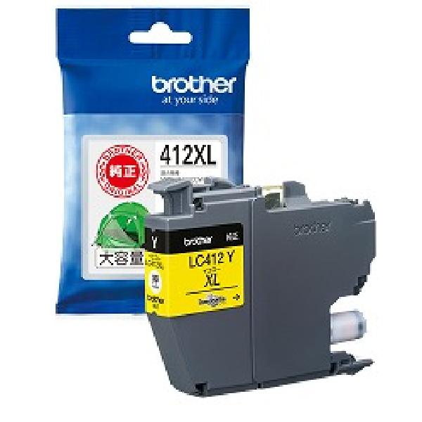brother インクカートリッジ LC412XLY イエロー【純正品】大容量