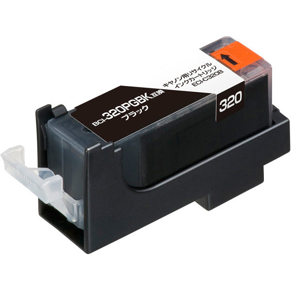 Canon インクタンク BCI-320PGBK対応リサイクルインク ブラック(染料)
