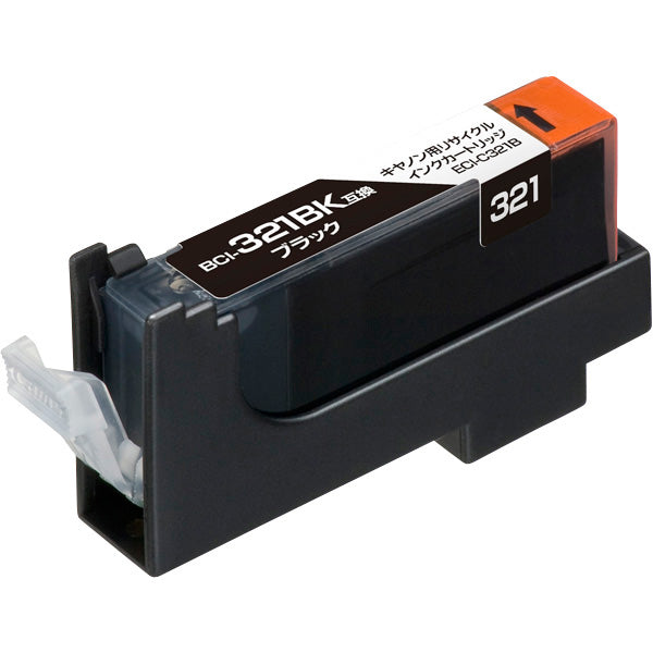 Canon インクタンク BCI-321BK対応リサイクルインク ブラック(染料)