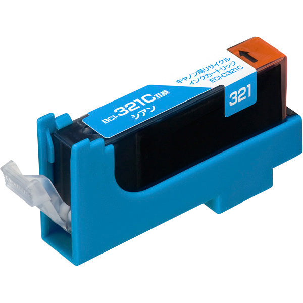 Canon インクタンク BCI-321C対応リサイクルインク シアン