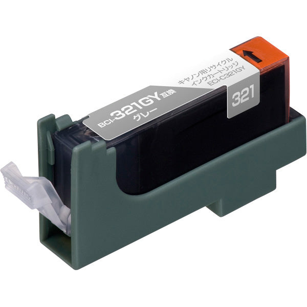Canon インクタンク BCI-321GY対応リサイクルインク グレー