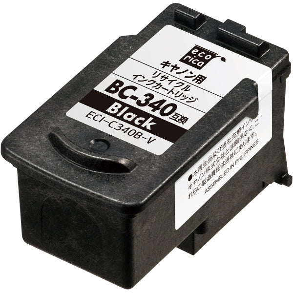 Canon FINEカートリッジ BC-340BK対応リサイクルインク ブラック