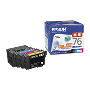 EPSON インクカートリッジ IC4CL76 4色パック【純正品】