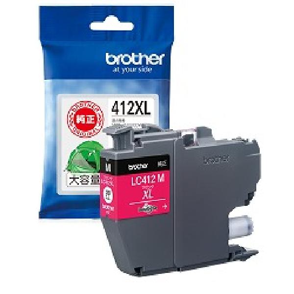 brother インクカートリッジ LC412XLM マゼンタ【純正品】大容量